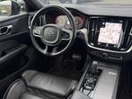 Volvo V60 2.0 B3 R-Design | Pano | Leer | Camera | Trekhaak, Auto's, Automaat, Euro 6, 1969 cc, Blauw