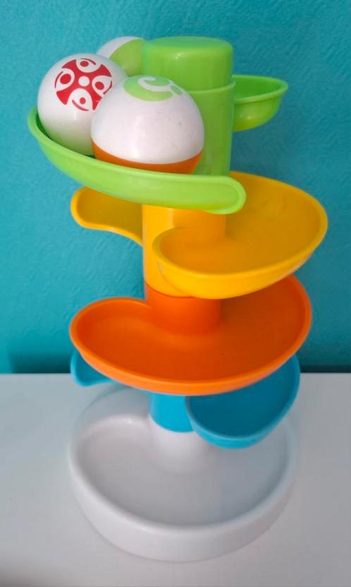 Ballen circuit  / spiraaltoren, Kinderen en Baby's, Speelgoed | Babyspeelgoed, Zo goed als nieuw, Overige typen, Ophalen of Verzenden