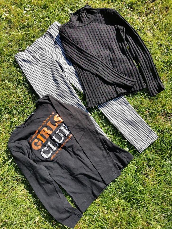Meisjes kleding setje mt140, Kinderen en Baby's, Kinderkleding | Maat 140, Zo goed als nieuw, Meisje, Ophalen of Verzenden
