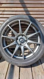 Japan Racing JR11 "18, Ophalen, 18 inch, Gebruikt, Banden en Velgen