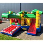 Krokodil Multiplay Springkussen te huur, Hobby en Vrije tijd, Feestartikelen | Verhuur, Ophalen of Verzenden, Zo goed als nieuw