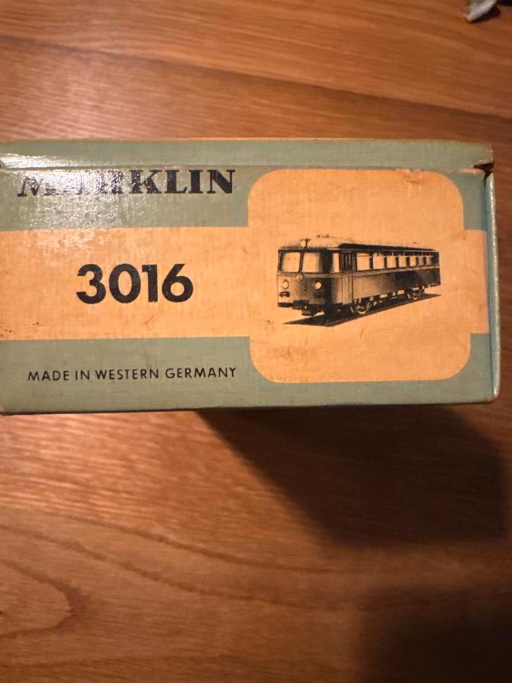 Märklin 3016 Railbus - Vintage Modelspoor, Hobby en Vrije tijd, Modeltreinen | H0, Gebruikt, Locomotief, Wisselstroom, Märklin