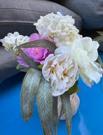 2 vaasjes met bloemen, Ophalen of Verzenden, Nieuw, Binnen