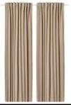 Ikea gordijnen nieuw, Ophalen, 100 tot 150 cm, 200 cm of meer, Beige