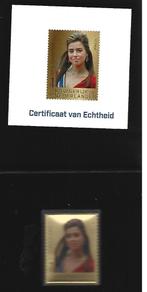 Sint Maarten 2025 Gouden zegel Prinses Alexia in box+Cert., Ophalen of Verzenden, Na 1940, Postfris