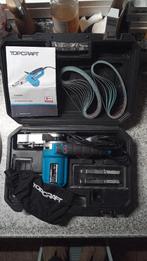 Powervijl, bandschuurmachine 400 W, Doe-het-zelf en Verbouw, Gereedschap | Schuurmachines, Ophalen of Verzenden, Zo goed als nieuw