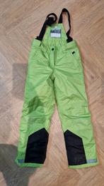 fel groene skibroek 134/140, Sport en Fitness, Skiën en Langlaufen, 100 tot 140 cm, Zo goed als nieuw, Kleding, Ophalen