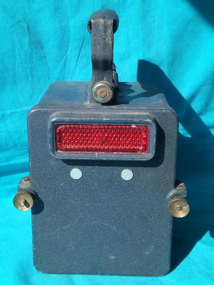 BLAUWE FRANSE SPOORWEGEN WONDER SEIN LAMP JAREN 1940, Verzamelen, Spoorwegen en Tramwegen, Gebruikt, Trein, Overige typen, Verzenden