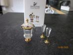 Swarovski memories champage fles met koeler en glazen, Verzamelen, Swarovski, Ophalen of Verzenden, Figuurtje