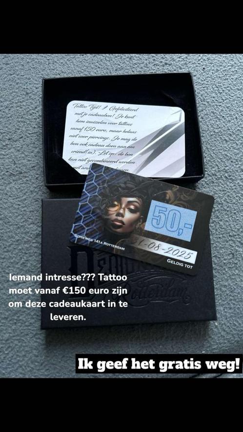 Gratis Cadeaukaart, Tickets en Kaartjes, Kortingen en Cadeaubonnen