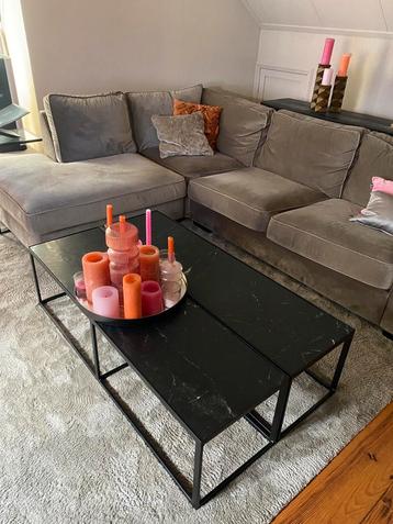 Salontafel zwart marmer
