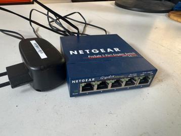 Netgear 5 port gigabitswitch beschikbaar voor biedingen