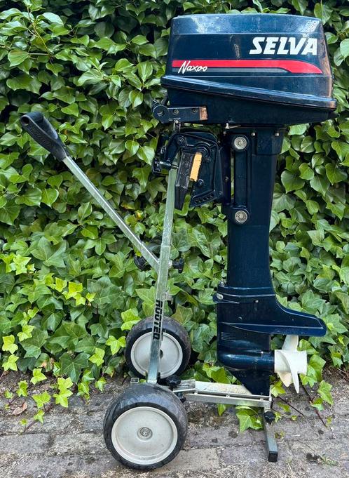 9.9 pk selva buitenboord motor, Watersport en Boten, Bootonderdelen, Zo goed als nieuw, Ophalen