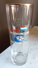 Wereld muziekconcours Kerkrade 1962 Bierglas., Verzamelen, Biermerken, Ophalen of Verzenden, Zo goed als nieuw, Glas of Glazen