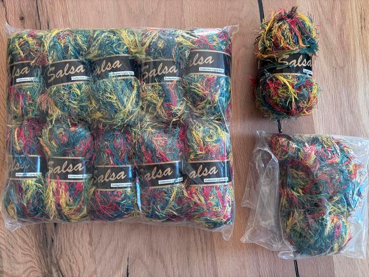 Lammy Yarns Salsa - 11 bollen polyester garen, Hobby en Vrije tijd, Breien en Haken, Nieuw, Breien of Haken, Wol of Garen, Ophalen of Verzenden