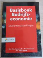 Basisboek Bedrijfseconomie - Studentenuitwerkingen, Drs. Wim Koetzier, Drs. Rien Brouwers, Drs. Olaf Leppink, Zo goed als nieuw