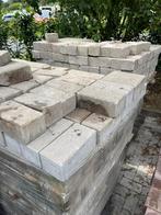 Betonklinkers klinkers straatstenen grijs, Ophalen, Gebruikt, Klinkers, 10 m² of meer