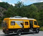 Camper Mercedes 609D-I (‘De Gele Mus’), Buscamper of Camperbus, Kluisje, Luifel, Particulier