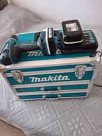 Makita  schroefboormachine 18V 2 opladers.DF457D, Doe-het-zelf en Verbouw, Gereedschap | Boormachines, 600 watt of meer, Variabele snelheid