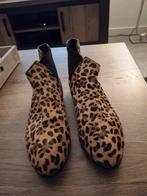 Tijgerprint halve laarsjes. Mt 41, Ophalen, Zo goed als nieuw, Bruin