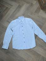 Mooie nette effen satijnen heren blouse overhemd, Onbekend, Wit, Nieuw, Ophalen of Verzenden