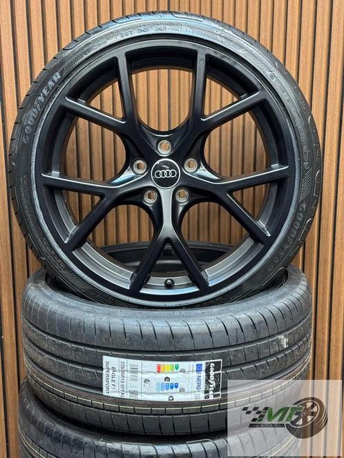 19" Audi A3 S3 SLine 5Y ET46 MATT BLACK 235 35 BTW OEM, Auto-onderdelen, Banden en Velgen, Banden en Velgen, Zomerbanden, 19 inch