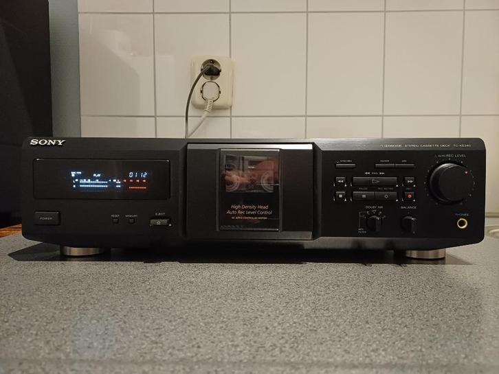Sony TC-KE240 Cassettedeck, Audio, Tv en Foto, Cassettedecks, Enkel, Sony, Tiptoetsen, Tape counter, Ophalen