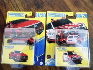 Matchbox auto in geel doosje 01/20 en 03/20 uit de VS beschikbaar voor biedingen
