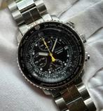 Seiko Flightmaster SNA411, Staal, Polshorloge, Ophalen of Verzenden, Zo goed als nieuw