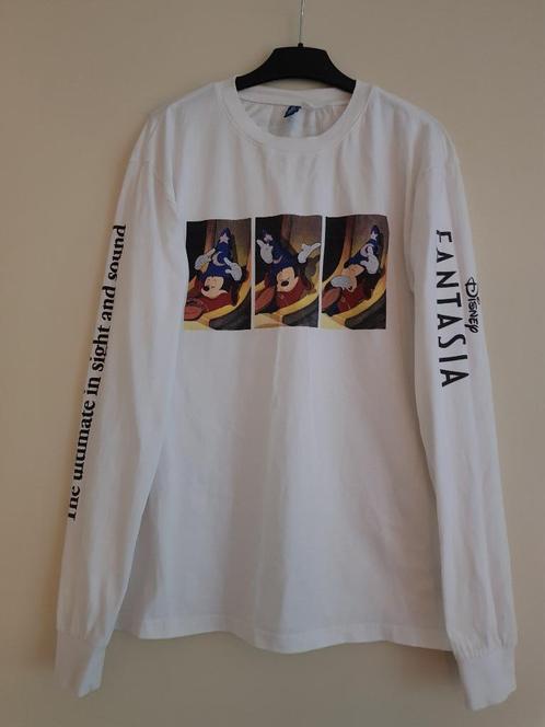 T-shirt voor heren -- maat M -- Divided / H&M / Disney, Kleding | Heren, T-shirts, Gedragen, Maat 48/50 (M), Wit, Ophalen of Verzenden