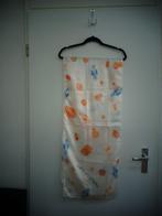 Jan Taminiau Martini sjaal, wit blauw en oranje, langwerpig., Kleding | Dames, Jan Taminiau, Maat 46/48 (XL) of groter, Ophalen of Verzenden