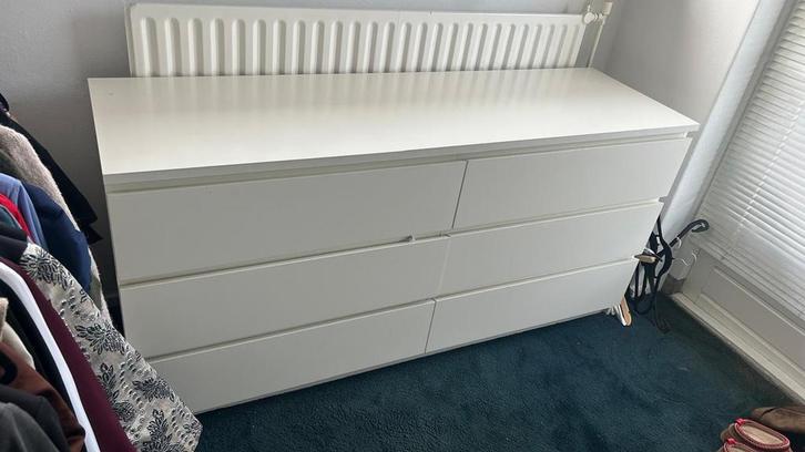 Ikea ladenkast Malm 6 lades. 160x78, Huis en Inrichting, Kasten | Ladekasten, Gebruikt, Minder dan 100 cm, 150 tot 200 cm, 25 tot 50 cm