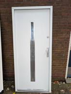 Metalen voordeur met kozijn, Doe-het-zelf en Verbouw, Deuren en Horren, Ophalen, Buitendeur, 200 tot 215 cm