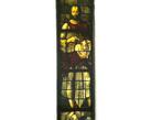 Oud glas in lood hanger Johannes De Doper St. Janskerk Gouda, Antiek en Kunst, Ophalen of Verzenden