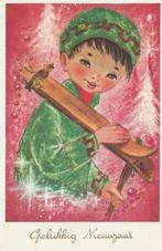 KERST JONGEN TEKN L DOBON 1970 ZEER MOOIE OUDE KAART KH911, Ophalen of Verzenden, 1960 tot 1980, Gelopen, Kinderen
