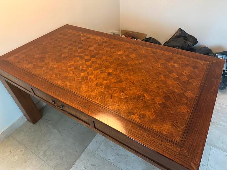 Prachtige massieve eetkamertafel japans antiek UNIEK, Huis en Inrichting, Tafels | Eettafels, Gebruikt, 50 tot 100 cm, 150 tot 200 cm