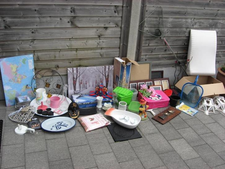 Allerlei voor Rommelmarkt Garageverkoop voor u zelf , Diversen, Rommelmarktspullen, Zo goed als nieuw, Ophalen