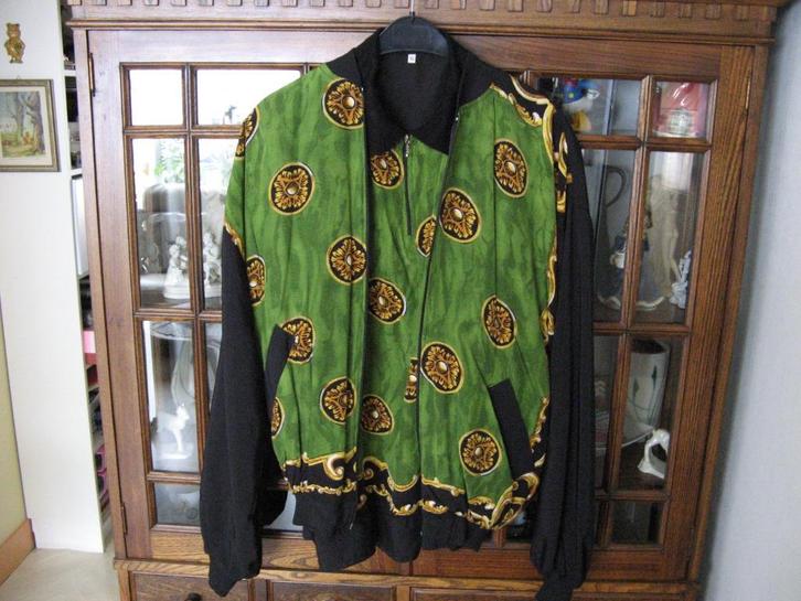 Vintage excl. heren kleding vest en overhemd XL groen zwart, Kleding | Heren, Truien en Vesten, Zo goed als nieuw, Maat 56/58 (XL)