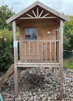 Houten speelhuis op palen met dakleer ZGAN!!!, Kinderen en Baby's, Speelgoed | Buiten | Speelhuisjes, Ophalen, Zo goed als nieuw