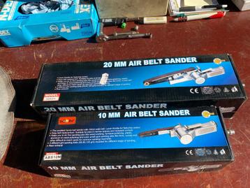 Band schuurmachines 10 en 20 mm. beschikbaar voor biedingen