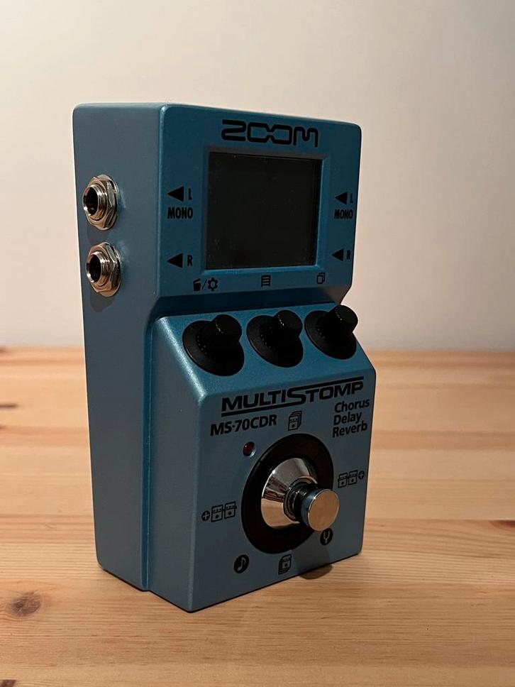 ZOOM MS-70CDR Multistomp - Reverb/Chorus/Delay, Muziek en Instrumenten, Effecten, Zo goed als nieuw, Chorus, Delay of Echo, Reverb