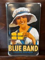 Bleu Band emaille bord, Ophalen of Verzenden, Zo goed als nieuw, Reclamebord