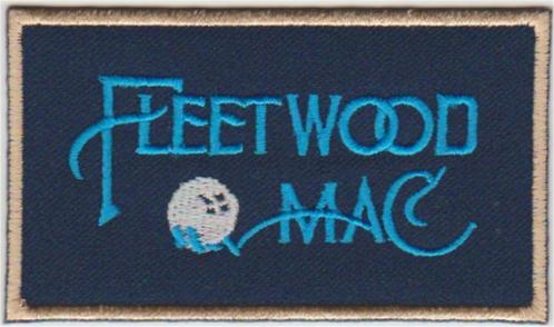 Fleetwood Mac stoffen opstrijk patch embleem, Verzamelen, Muziek, Artiesten en Beroemdheden, Nieuw, Kleding, Verzenden