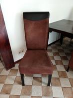 6 stuks eetkamerstoelen in prima staat, Ophalen, Gebruikt, Bruin, Hout