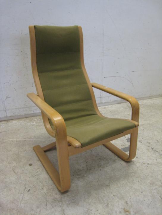 Vintage Lamello fauteuil Yngve Ekstrom, Huis en Inrichting, Fauteuils, Gebruikt