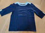 Donkerblauwe/witte top, Atelier, maat 42, Atelier, Blauw, Maat 42/44 (L), Nieuw