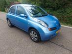 Nissan Micra 1.2 5d nette auto. nw apk .trekhaak, Voorwielaandrijving, 4 cilinders, Blauw, Origineel Nederlands