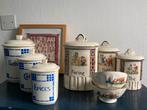 Brocante voorraadpotten en Spoelkommen, Antiek en Kunst, Antiek | Servies los, Ophalen of Verzenden