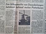 Actie voor behoud molen Pieterburen (1970), Ophalen of Verzenden, 1960 tot 1980, Knipsel(s)