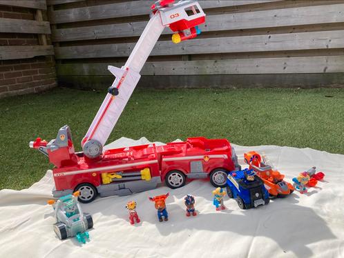 Paw Patrol wagens en figuurtjes, Kinderen en Baby's, Speelgoed | Speelgoedvoertuigen, Gebruikt, Ophalen